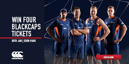 CCCNZ's tweet photo. We're giving 3 lucky @BLACKCAPS fans 4 tickets EACH to the ODI vs. Aus on Jan 30! Simply enter at the link below
https://t.co/npbHhBDyFM https://t.co/Ko6D2QKVjU