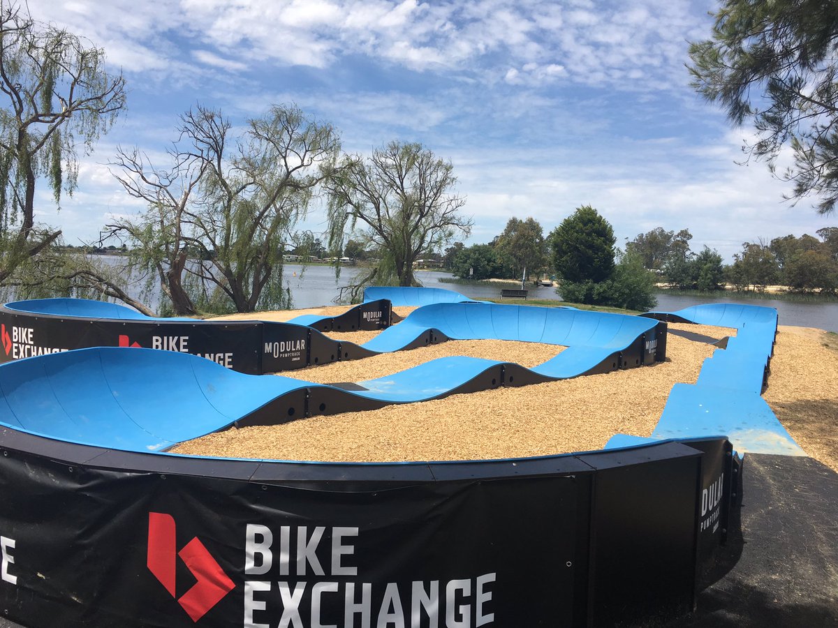 AusPumptrack's tweet photo. @Matt_Hanton @MACofSA @tourdownunder @EventsSA How about a TDU/MAC BeSafeBeSeen #modularpumptrack for future events, give us a call! https://t.co/q9EYHZW07G