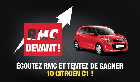RMCInfo's tweet photo. #RMCdevant RMC vous offre 10 Citroën C1 ! Pour tenter de gagner la vôtre, envoyez "RMC" par SMS ➡️ 7 32 16 https://t.co/fL8PSma5GD
