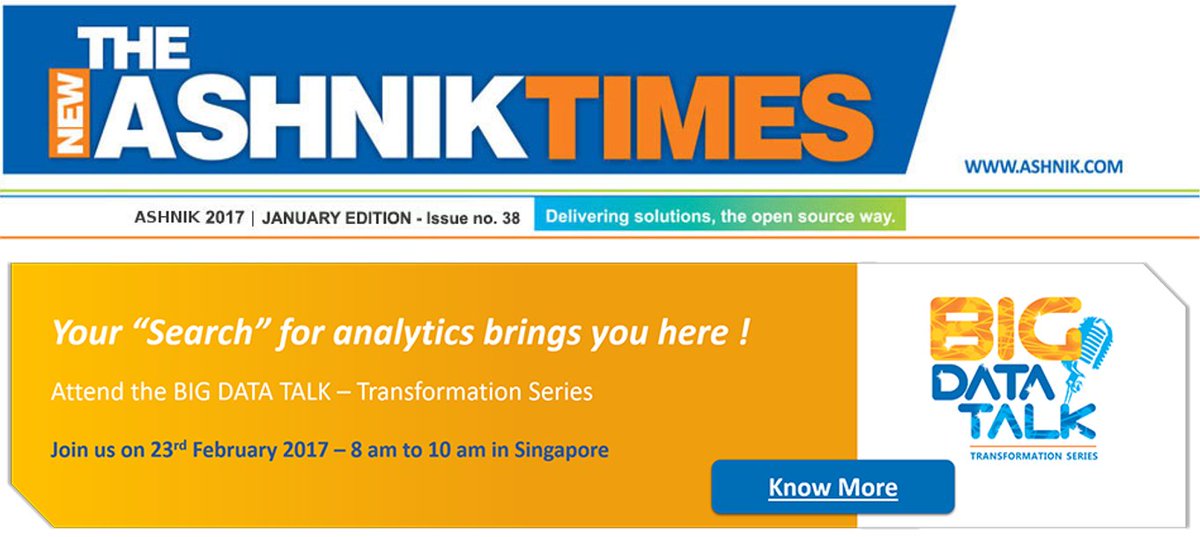 Ashnikbiz's tweet image. Ashnik Newsletter - Malaysian #telecom provider reduced report generation time by 88% with #PosgreSQL, read more ! ow.ly/c4UL308989L