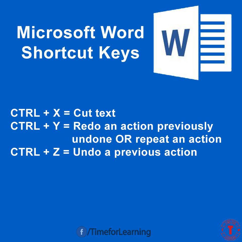 internsheeps's tweet image. Shortcuts for Microsoft Office Words! USEFUL FOR EVERYONE! RT! 😁