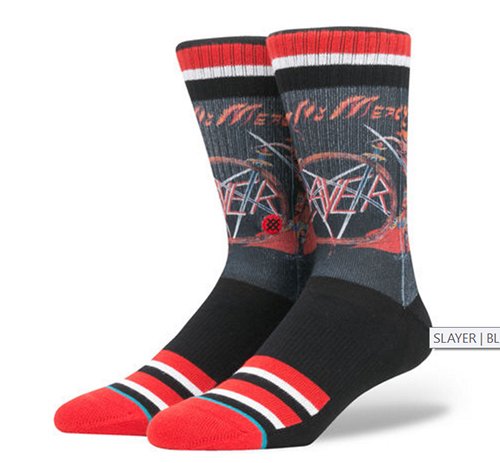 baytrailrunners's tweet photo. You have no idea how happy this made me! Hail @StanceRun, hail @Slayer 🤘 #legendsofmetal #shownomercy https://t.co/fBjol6iLTa