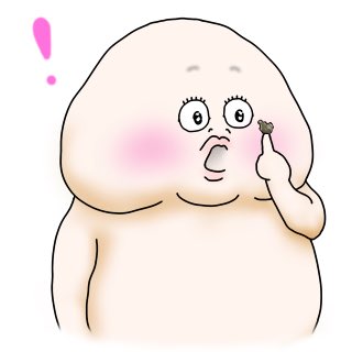 ムチムチ！むんち君 はLINEスタンプから生まれたキャラクターだよ