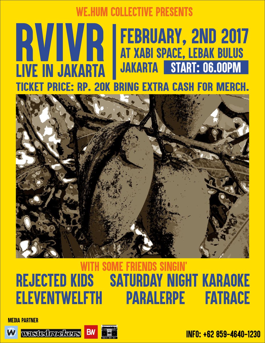 MOAR INFO ON THE RVIVR SHOW
BE THERE OK