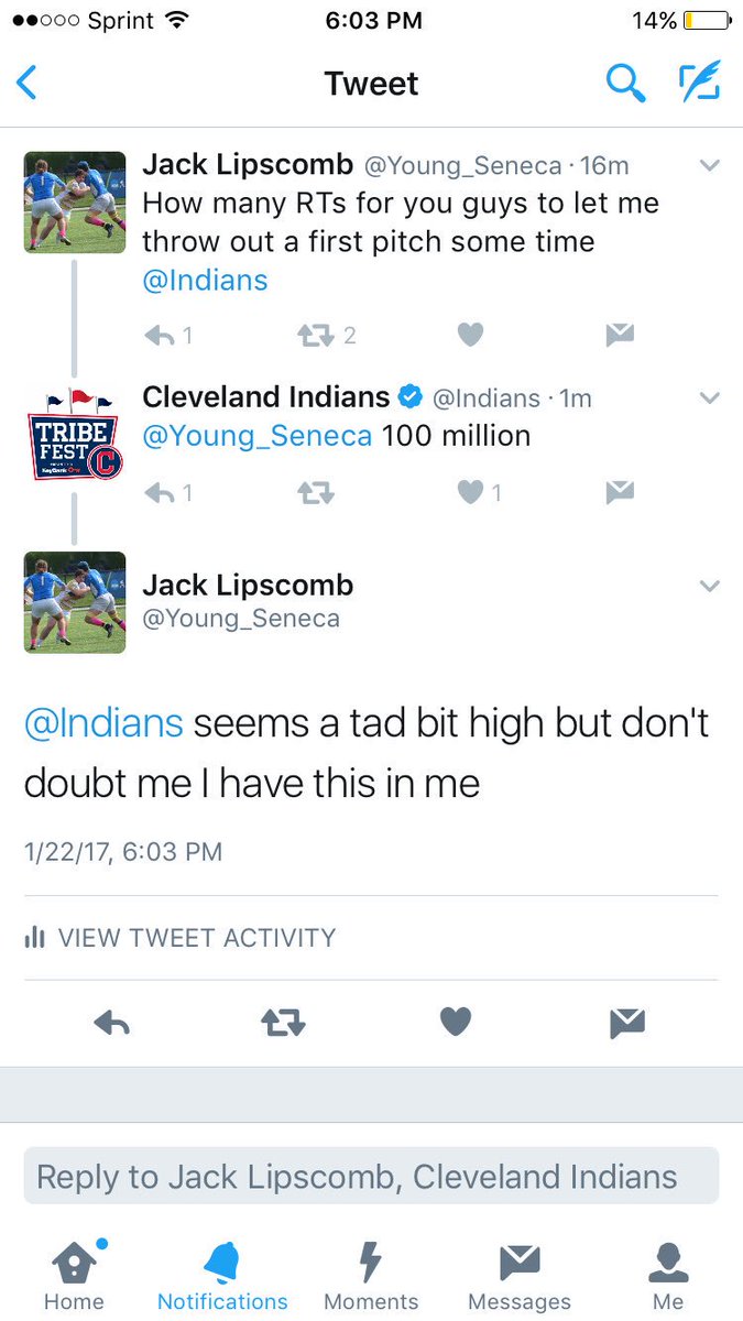 gallopingael's tweet image. Dear @Athletics, Indians are asking for 100 million RT for a first pitch. How many to let me throw one out?