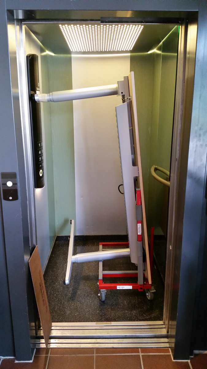 Multitrolley's tweet image. Tight spaces and lifts?Not a problem for a Multi Trolley:your best worker, you only pay for once!! #removals #FacilityManagement #logistsics