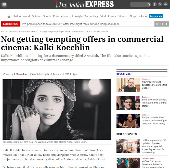 Indian Express Thank you for this amazing article! Be a part of #Azmaish now. Fund now : bit.ly/azmaish #Crowdfunding #Wishberry