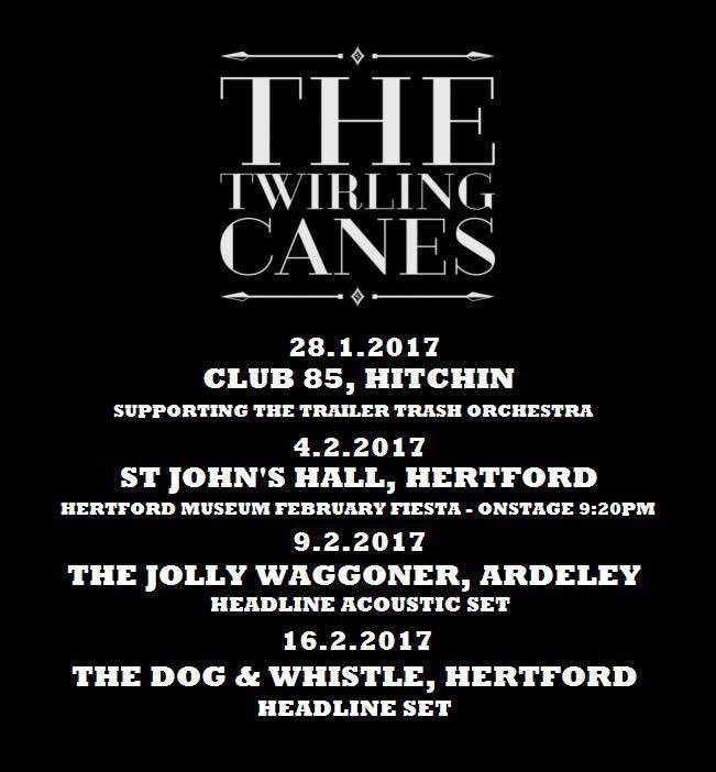 . <a href="/twirlingcanes/">The Twirling Canes</a> have got some great shows lined up for coming month including Hertford Museums' February Fiesta