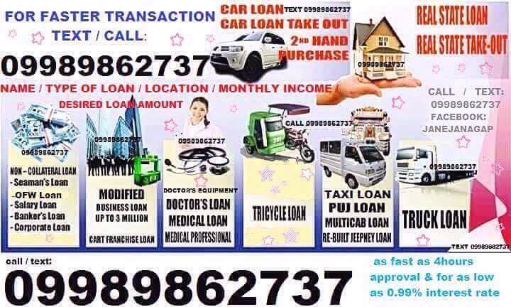 janecjanagap's tweet photo. QUICK CASH LOAN @ 4HRS
OFW LOAN contact 09989862737
BRANCHES NATIONWIDE(luzon,visayas and mindanao) https://t.co/qfiUN2i8QR
