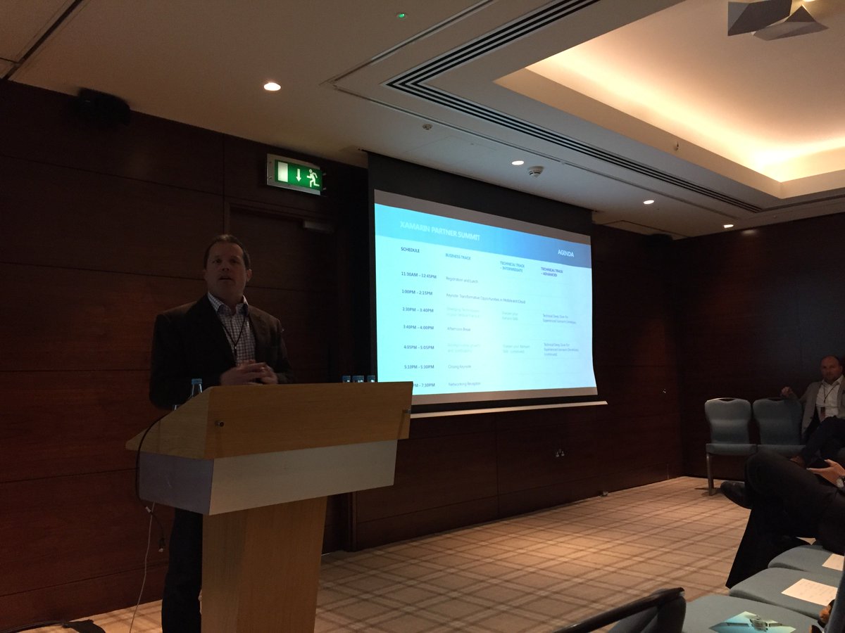 JohnThiriet's tweet image. Programme de la journée ! #xamarinpartner