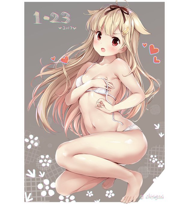 夕立ちゃんwww 
#艦これ  #夕月 