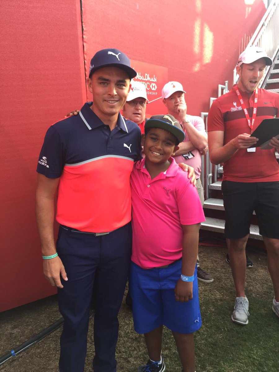 Congratulations to student Aarnav Nath on winning the drive chip and putt competition at the Abu Dhabi championship <a href="/DubaiCreekGolf/">Dubai Creek Golf Club</a>