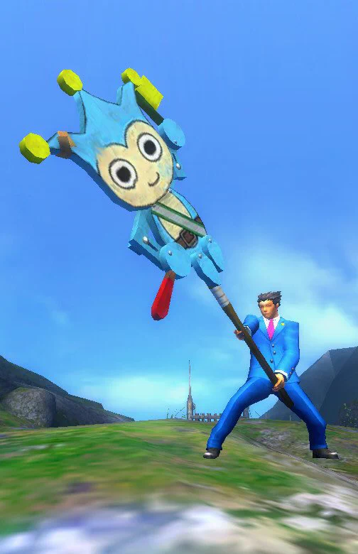 もう世界観がめちゃくちゃｗｗｗ逆転裁判とモンハンのコラボｗｗｗ