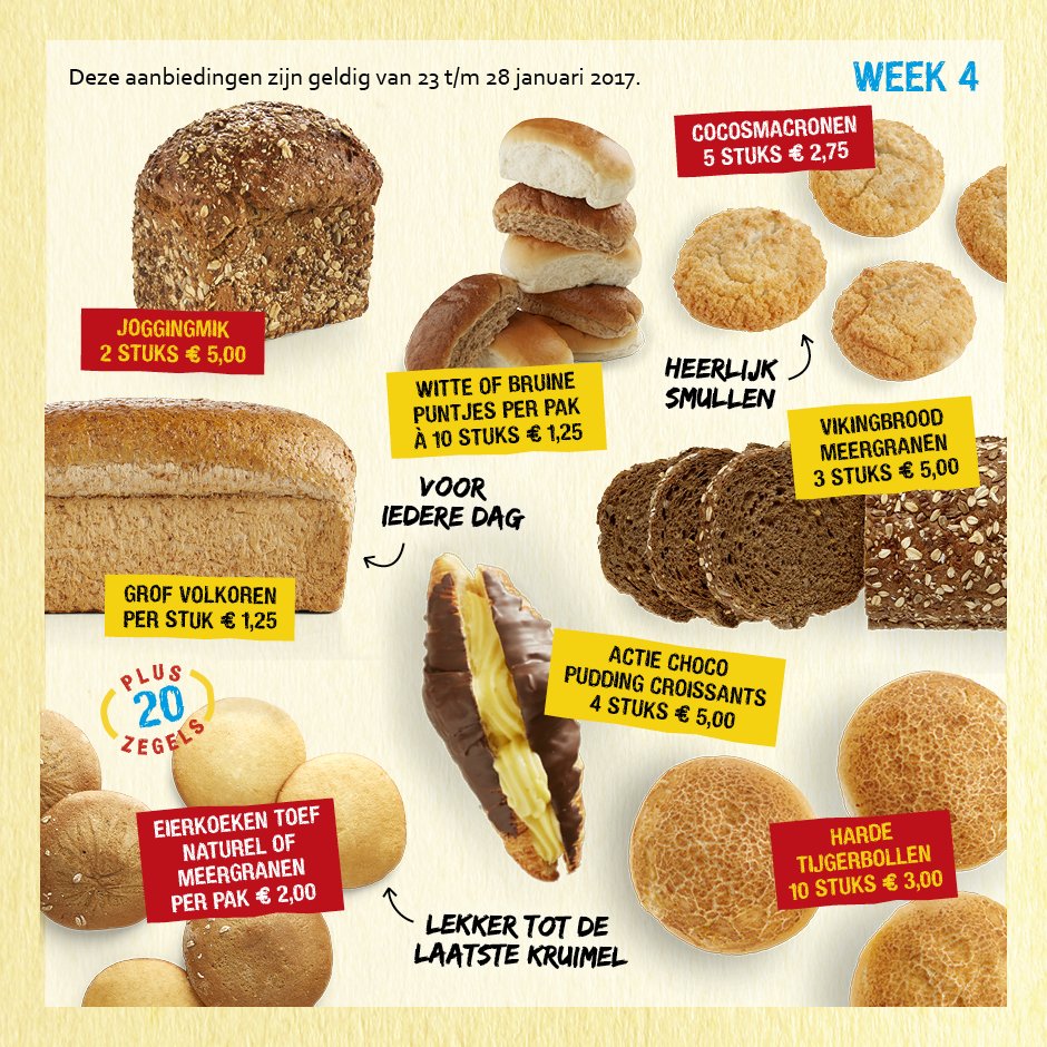 We zijn er deze week weer voor je met de lekkerste aanbiedingen, zien we je op de markt?