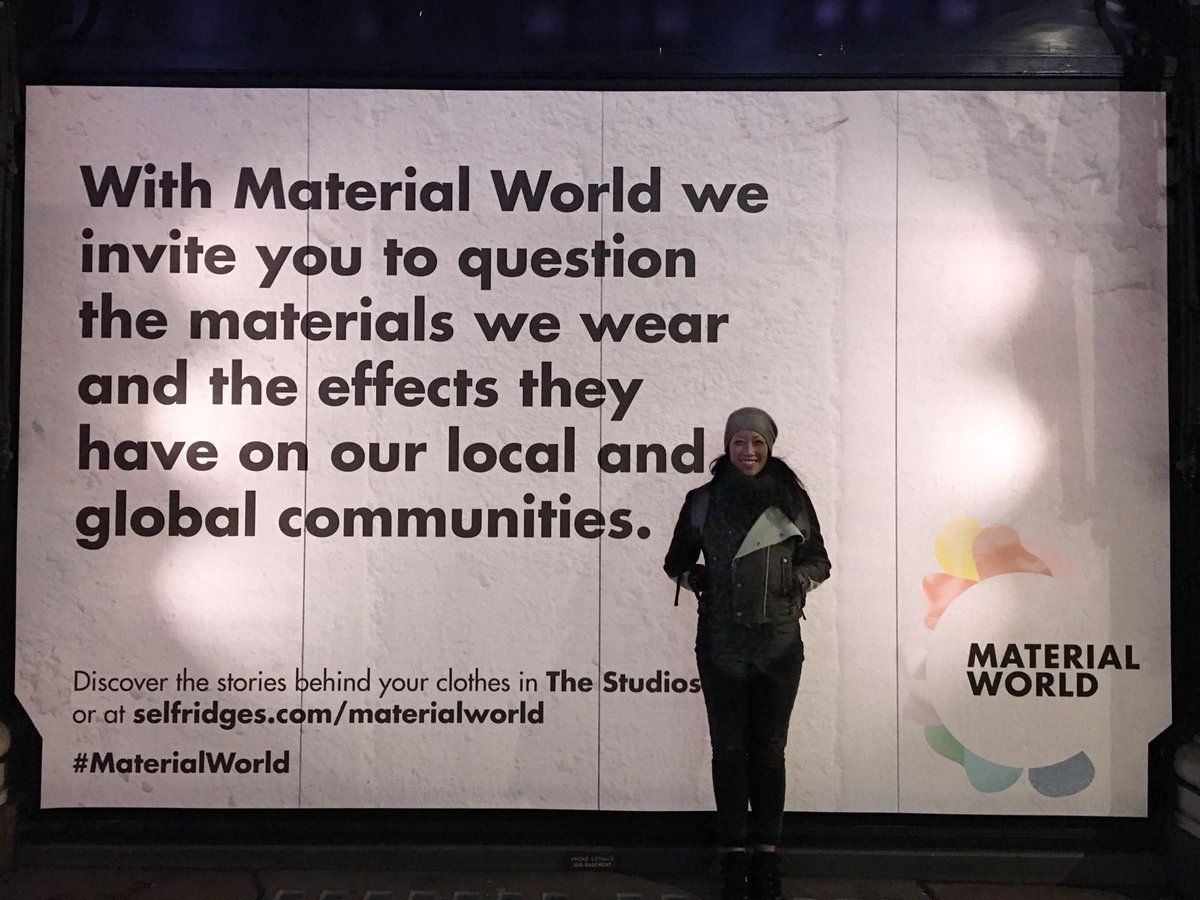 HouseofTengri's tweet photo. We invite you to question the materials we wear and the effects they have on our local and global communities. #MaterialWorld  @Selfridges https://t.co/LCwPPHggad