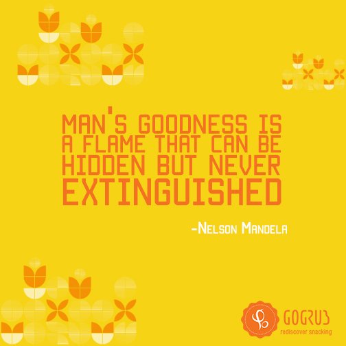 gogrub_in's tweet photo. Do good and good will come to you! https://t.co/AsGocgIqun
#goodnessquotes #rediscovergoodness #nomoreexcuses #mondaymotivation #MondayMood https://t.co/rmiK3z6HPA