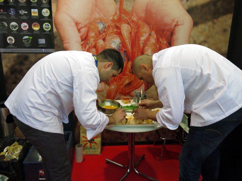saboreaLZT's tweet photo. Saborea Lanzarote presenta en 'Madrid Fusión  2017' un destino enogastronómico basado en la cocina del territorio https://t.co/l9XdsdBFXn https://t.co/kRqha45yWm