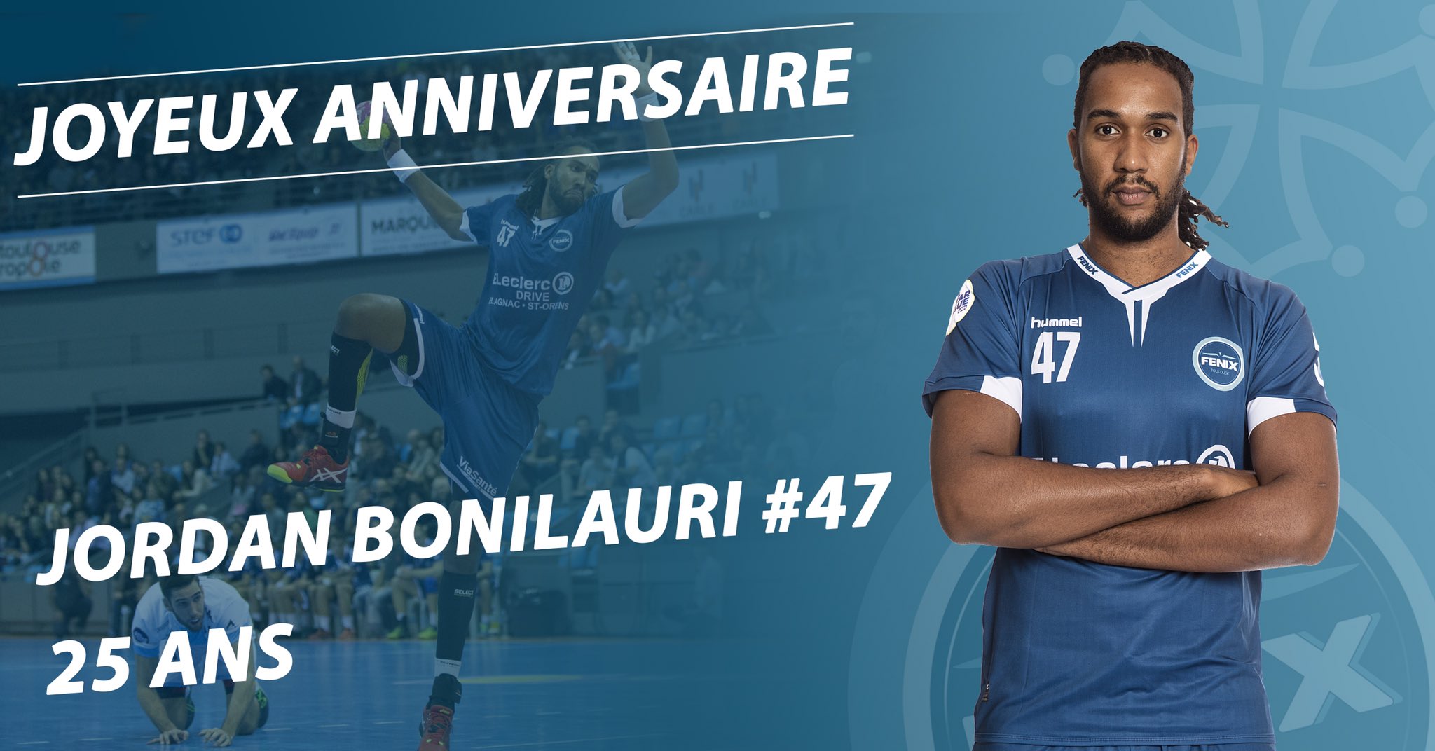 Fenix Toulouse Handball Joyeux Anniversaire A Notre Pivot De 2m13 Jordan Bonilauri Gofenix Wearetoulouse Birthday 47 Fenix Toulouse Handball Joyeux Anniversaire A Notre Pivot De 2m13 Jordan Bonilauri Gofenix Wearetoulouse Birthday 47