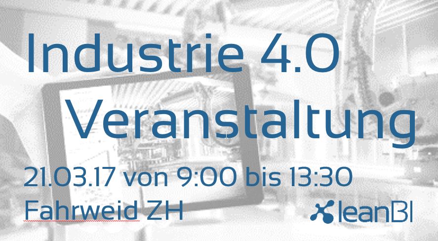 Wir laden Sie zum #Industrie40 Seminar ein:
 #KMU #industrie2025 #DataScience #BigData
leanbi.ch/blog/seminar-d…