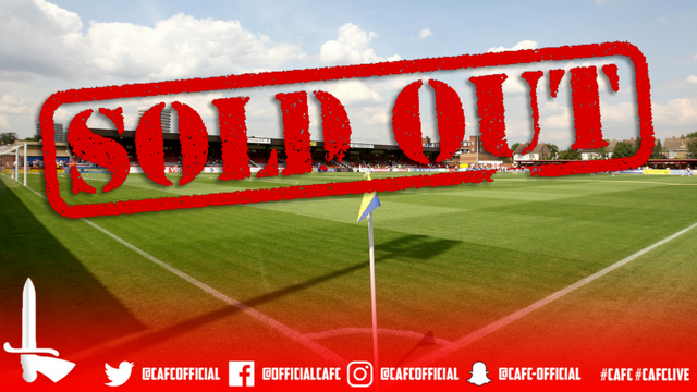 SOLD OUT! All away tickets for the trip to <a href="/AFCWimbledon/">AFC Wimbledon</a> next month are now sold out. Thank you for your support! #cafc