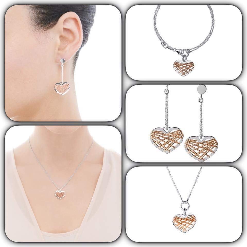 Links of London Heart Dreamcatcher rose &amp; silver collection is an ideal valentines present ❤️ Starting from £95-£150. #sunderland #jewellery
