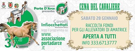 ColleAluffi's tweet photo. #CENA DEL #CAVALIERE

Sabato 28 #Gennaio 2017

Location: @ColleAluffi https://t.co/1nvf83nQdv
