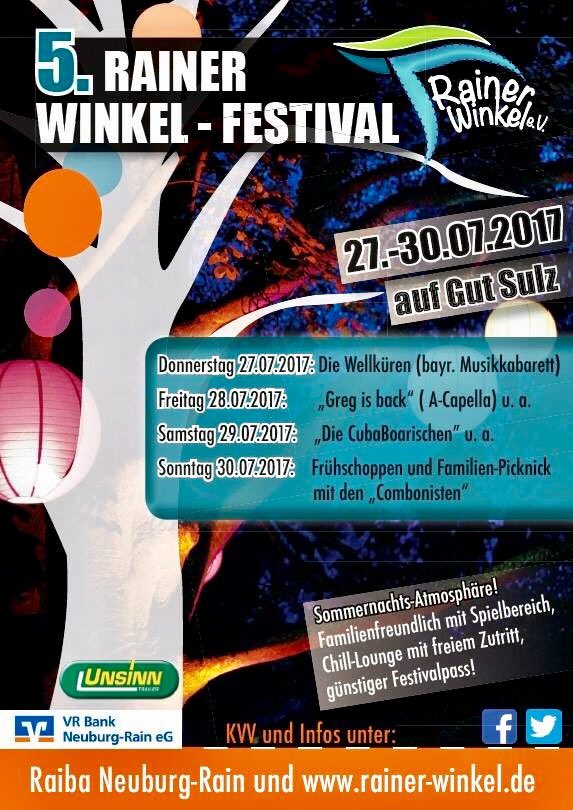 igrwDE's tweet photo. Tickets fürs #IGRW #rainer_winkel #Festival #OpenAir 2017 auf #GutSulz bei #rainamlech könnt ihr unter https://t.co/0ugZ7fuOiz reservieren! https://t.co/apeUmPH3gY