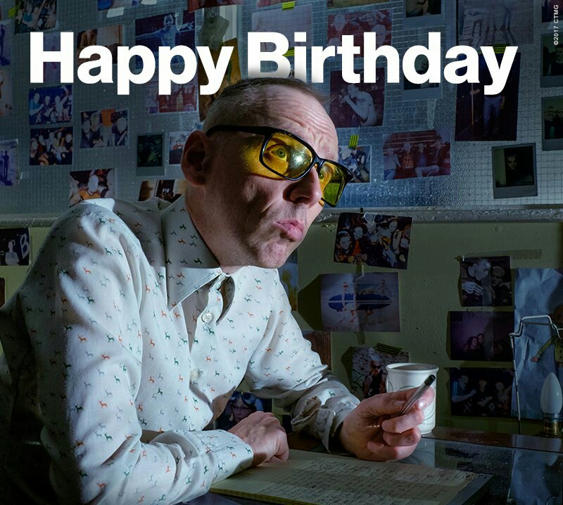 Happy Birthday Ewen Bremner aka SPUD. 
Don\t miss him in in cinemas Feb 23. 