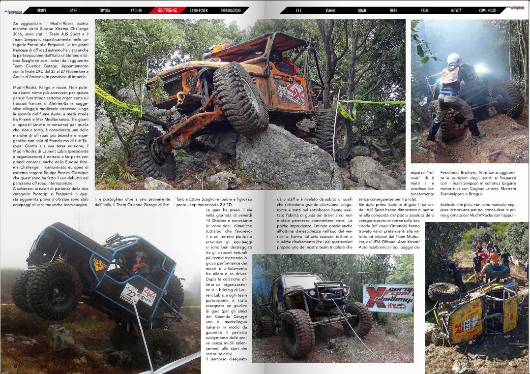 pressexc's tweet photo. Stampa Italiana/Italian Press/Presse Italienne
Mud'n'Rocks 2016
Fuoristrada in Video
#xtrem16 #europextremechallenge2016 https://t.co/c3bcmSpEK8