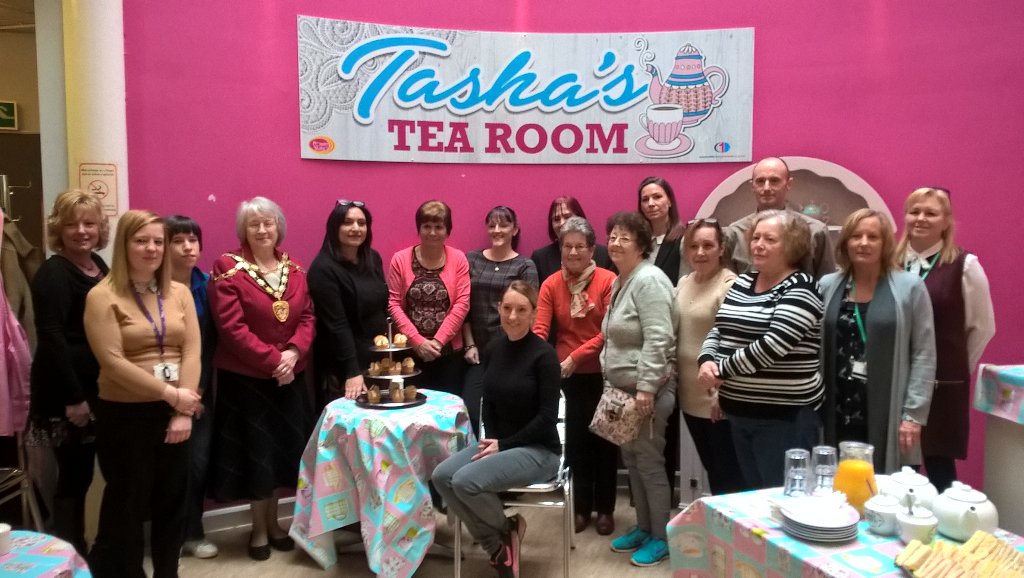 Opening of Tasha's Tea Room at thePower Station St Dials Cwmbran.
