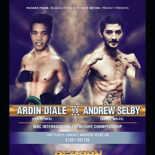 Sponsored Athlete <a href="/andrewselby1/">andrew selby</a> will be fighting 
Saturday 4th February - Olympia - London 
For the WBC International Flyweight Championship