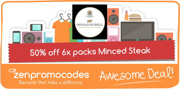 zenpromocodes's tweet photo. #DonaldRussell #DiscountDeal 50% off 6x packs Minced Steak https://t.co/YqDjdcQ5Hf https://t.co/bRsCSp301y