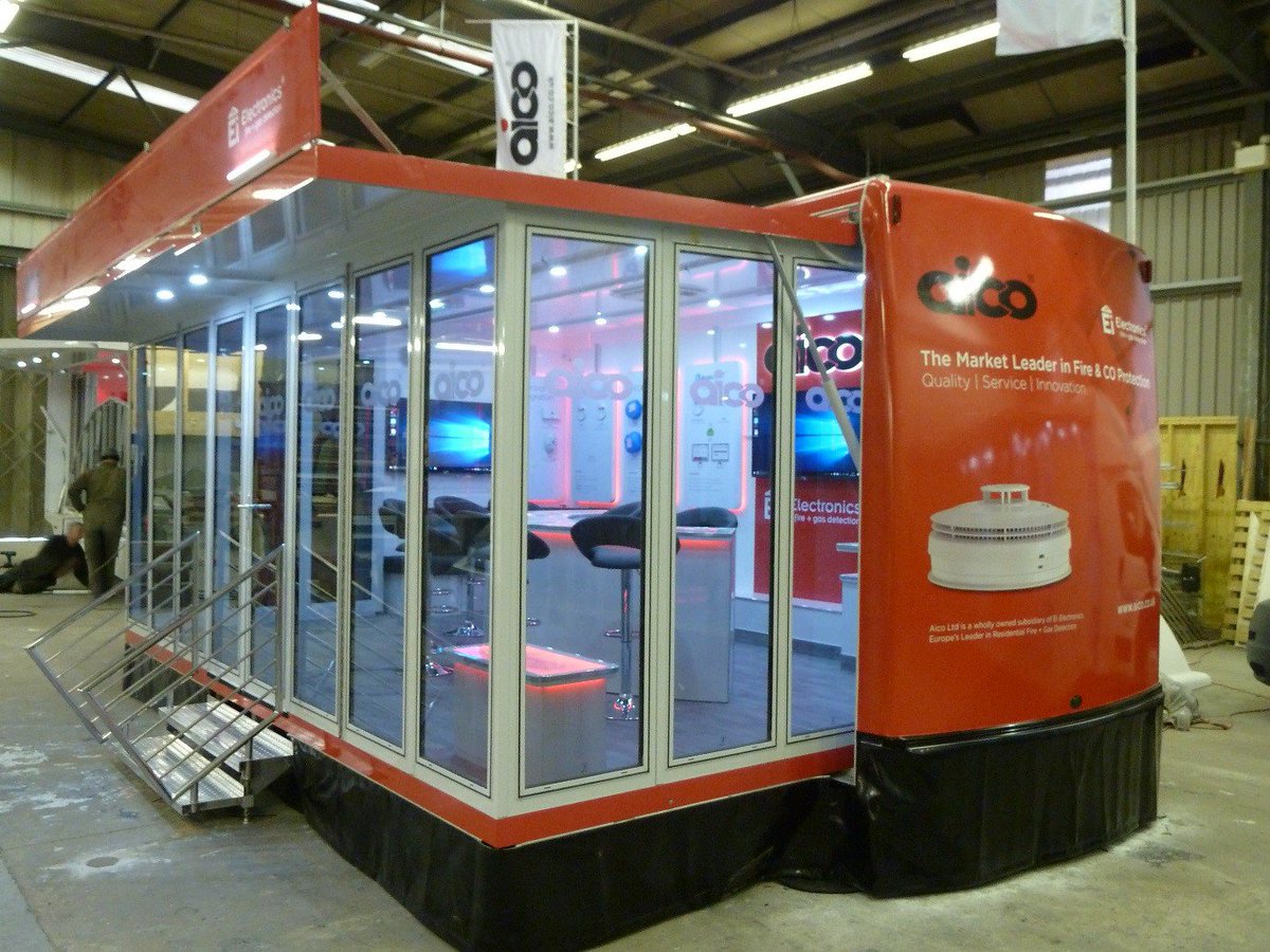 VersatileVenues's tweet photo. #versatilevenues were excited to launch a new bespoke vehicle for Aico last week. #bespokevehicles #exhibitionvehicles #b2bsales #roadshows https://t.co/rxVJA2UAfR