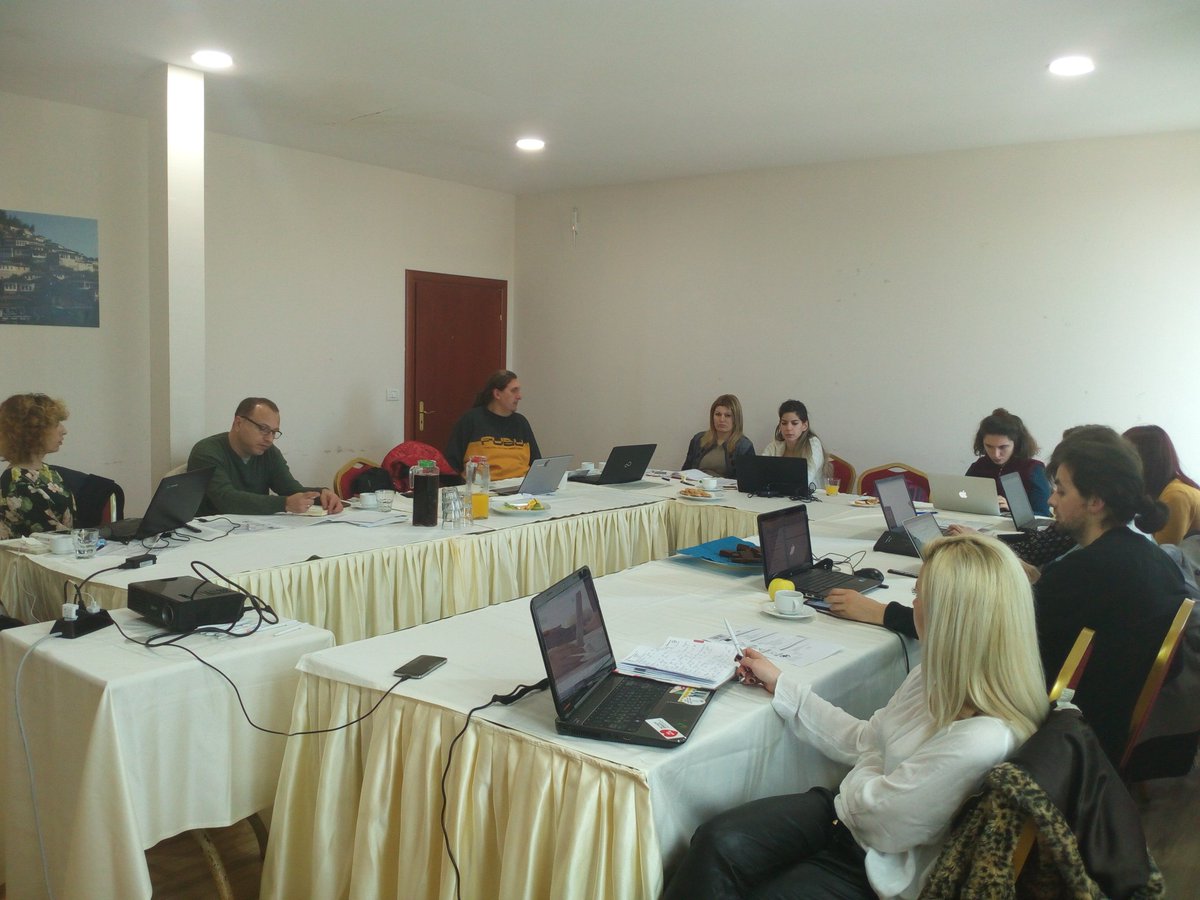 SandaRakocevic's tweet photo. 1st meeting in #2017 of creative @Y00USee platform in #Durres @mkcbitola @ngolens @NAPOR_Serbia @SEEYN_1999 @TOGVakfi @IrenaTopalli https://t.co/YFGEFqSXwM