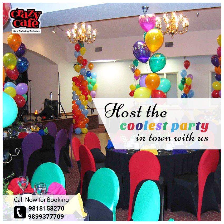 CrazyCafeIN's tweet photo. We are open for Bookings no.
Hurry up and save your dates with Crazy Cafe!!

#delhi #NCR #catering  #caterersindelhi #party #crazycafe https://t.co/riP8lHHLlX