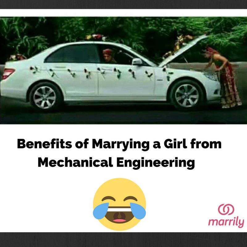 marrily_tweets's tweet photo. #MarriageHumour 
Tag a Mechanical Engineer friend…
Matrimony App for Professional singles, #Marrily Download Now https://t.co/jCYgOukwzx https://t.co/SSmEluBYrH