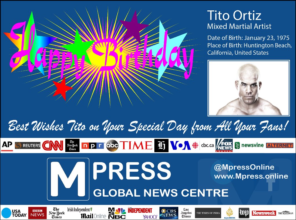 Happy Birthday Tito Ortiz    