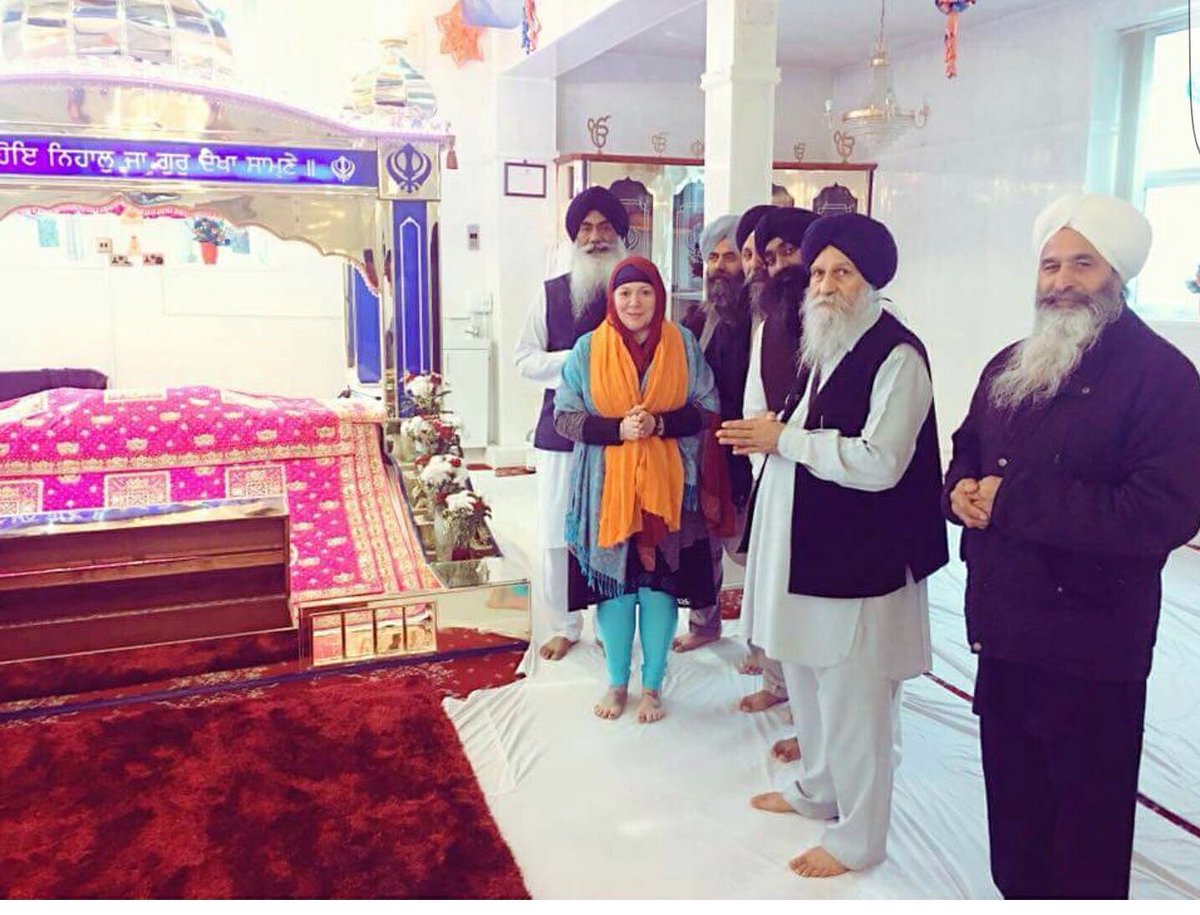 #350SikhWomen Anita Louise Kaur, registered midwife for 16 years at Royal Wolverhampton, recently blessed with Guru Ji's Amrit