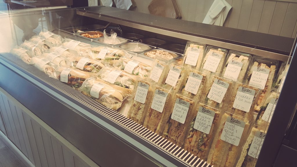 Need something yummy on this frosty Monday? Why not pop into the Strand shop for a freshly made #sandwich  #wrap or #baguette 🍽
