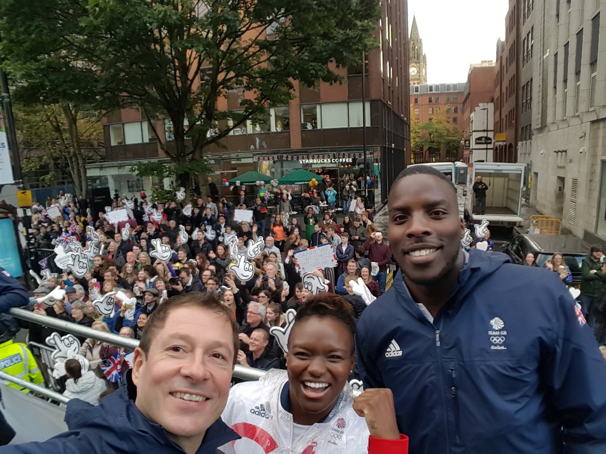 PointCommsLee's tweet photo. It's been fantastic working with @NicolaAdamsOBE for last 6 years. Good luck with next stage champ #GoldenMemories #AdamsEffect @gbboxing https://t.co/wGdW699W7S