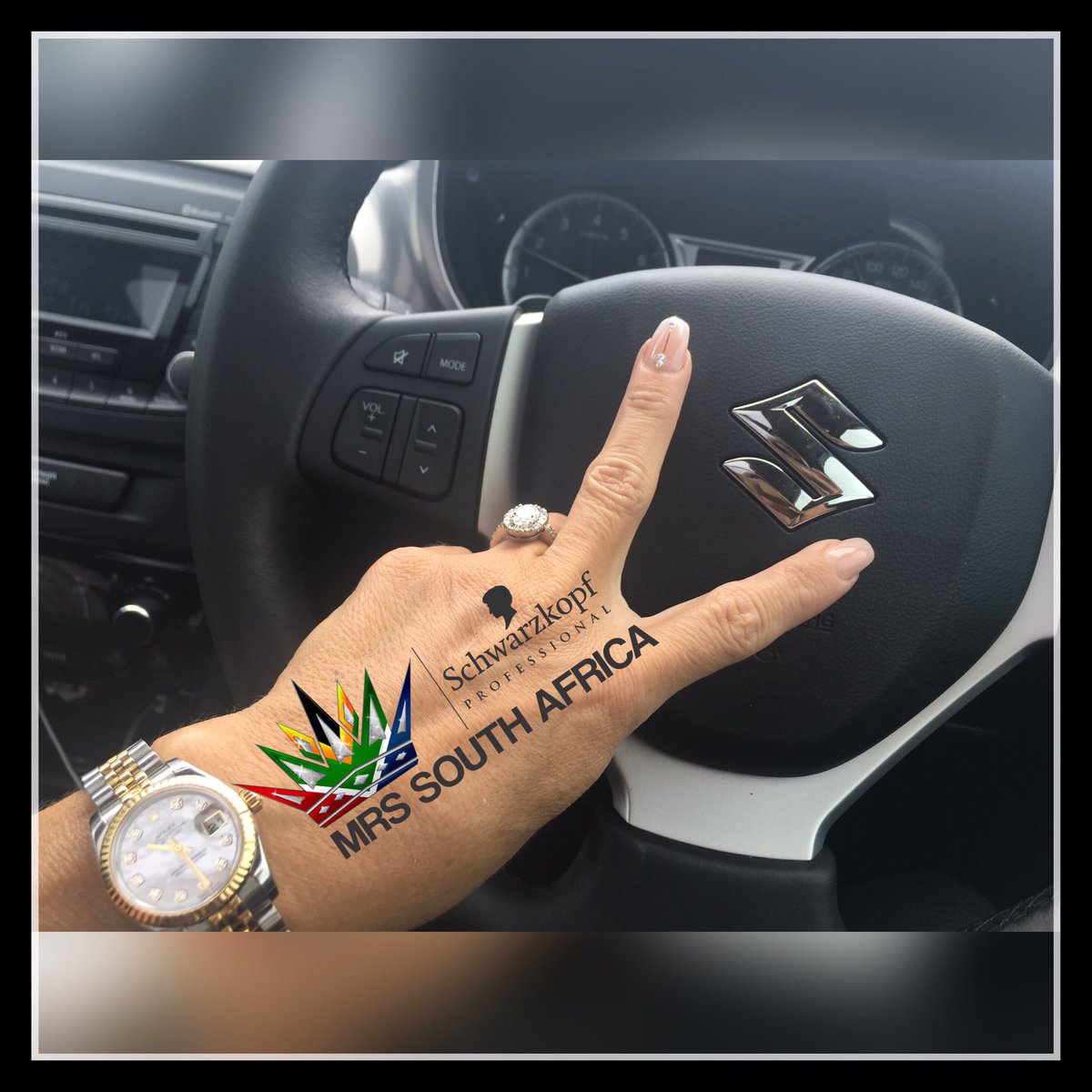 Mrs_GG1's tweet photo. #AttitudeOfGratitude to @Suzuki_ZA for our safe travels @MrsSAPageant #MrsSARoadShow #MrsSACallToEntry2017 #WayOfLife #VitaraLives https://t.co/j94QojUhPq