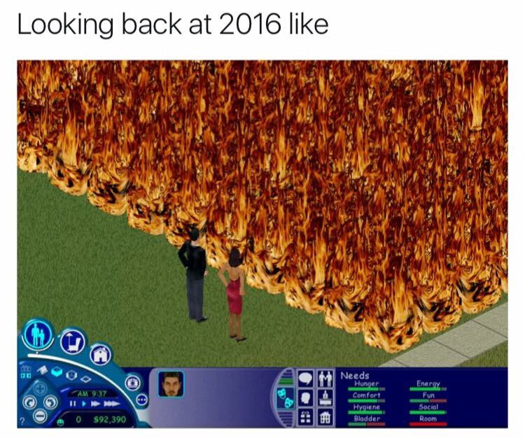 ScarletS_Gaming's tweet photo. #GamerLife #F2016 #TerribleYear #ThisYearNotLookingGoodEither #DontLookBack #LookingForward #BurnItDown #TheSims https://t.co/XxY5th6d48