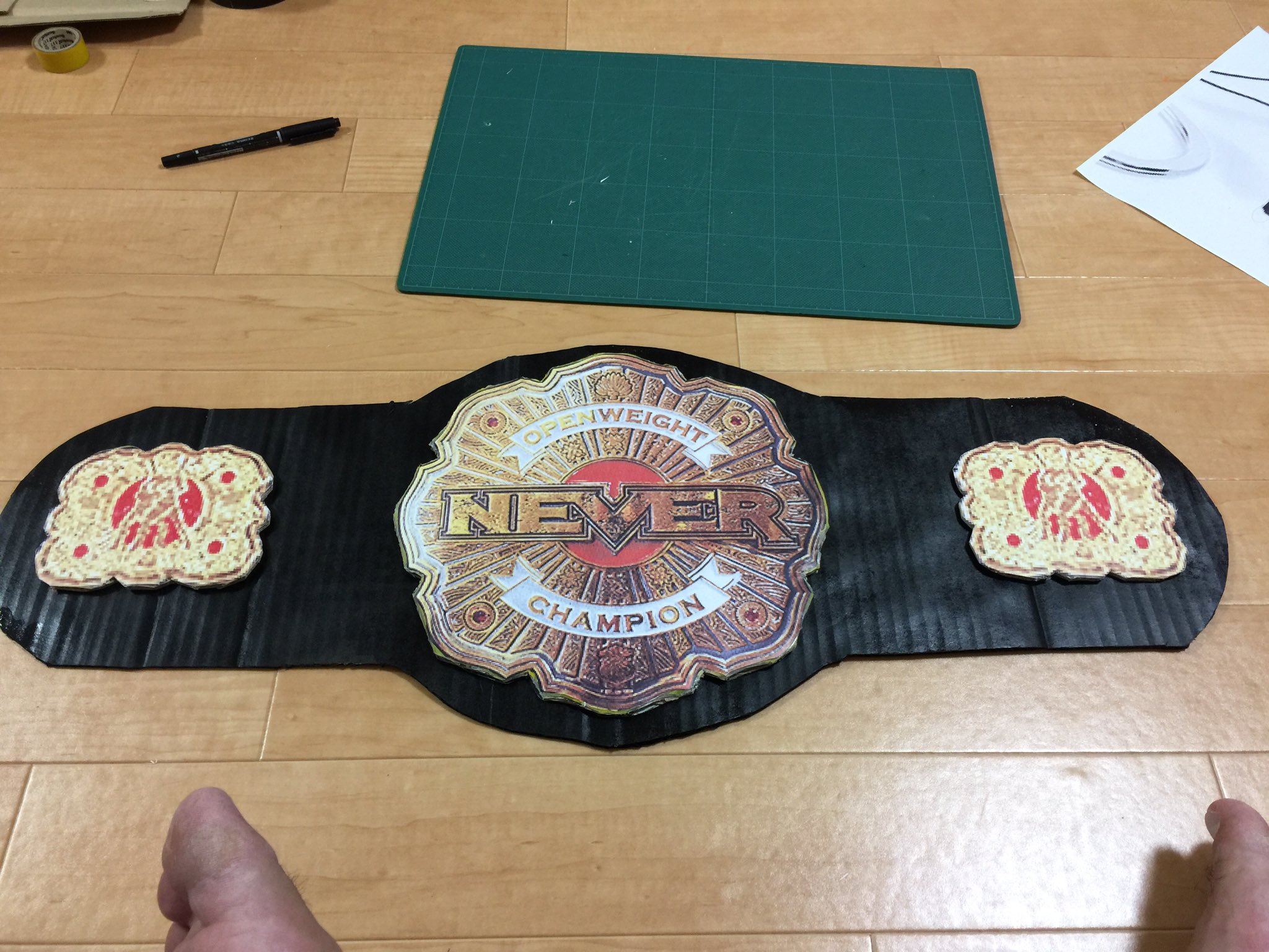 NEVER チャンピオンベルト レプリカ プロレス 無差別級の通販 by
