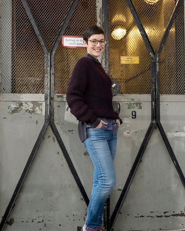 #BerlinFashionWeek #ethicalfashion look with #AntiformFishermanKnit sweater featured by @peppermynta_mag