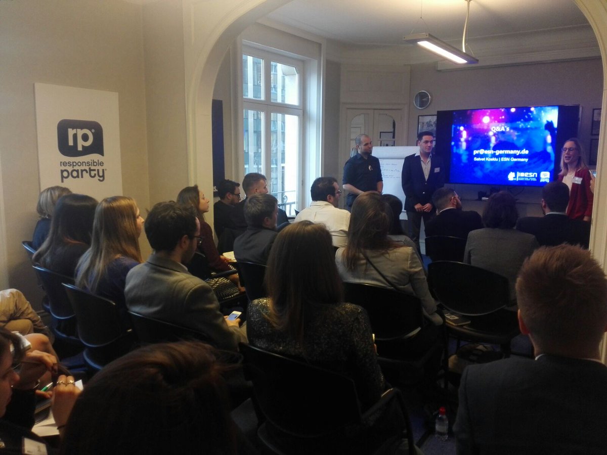 Jov_Stankovic's tweet photo. #RPtraining day 3 is taking place in Brussels with @ESN_Int and @Pernod_Ricard.Thanks for 6 great years of cooperation.To many more to come! https://t.co/uJhga77c8b