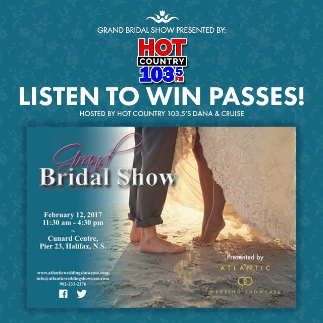 Win tickets to the <a href="/atlanticwedding/">AtlanticWeddingShow</a> #GrandBridalShow Feb 12th at the <a href="/CunardCentre/">Cunard Centre</a> Check our FB post! ~@cruise1035