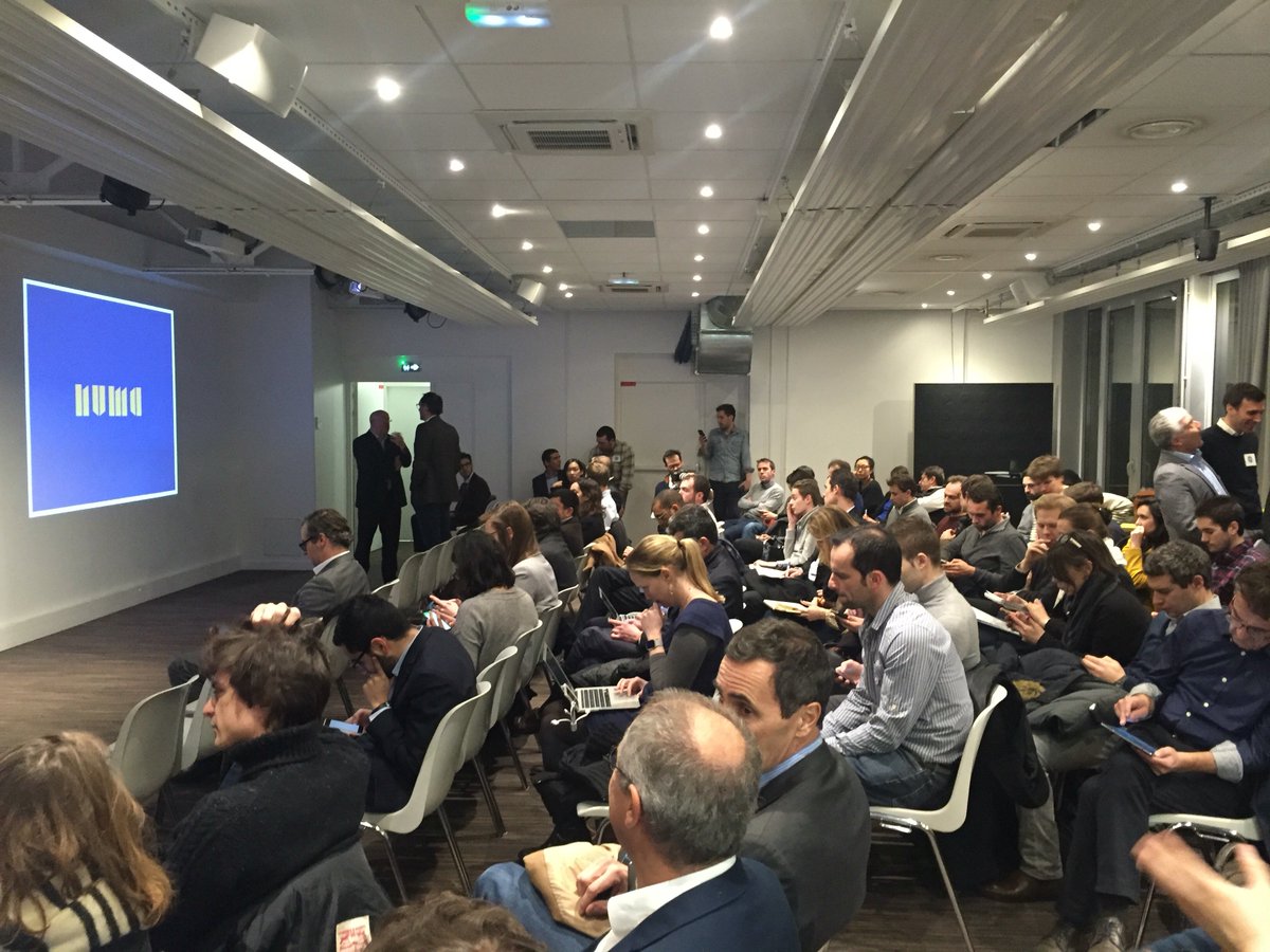 NUMAparis's tweet photo. Salle pleine pour le kick-off du programme d'open innovation #DigitalIndustry @GEDigitalEU ! https://t.co/oVmZr163wg