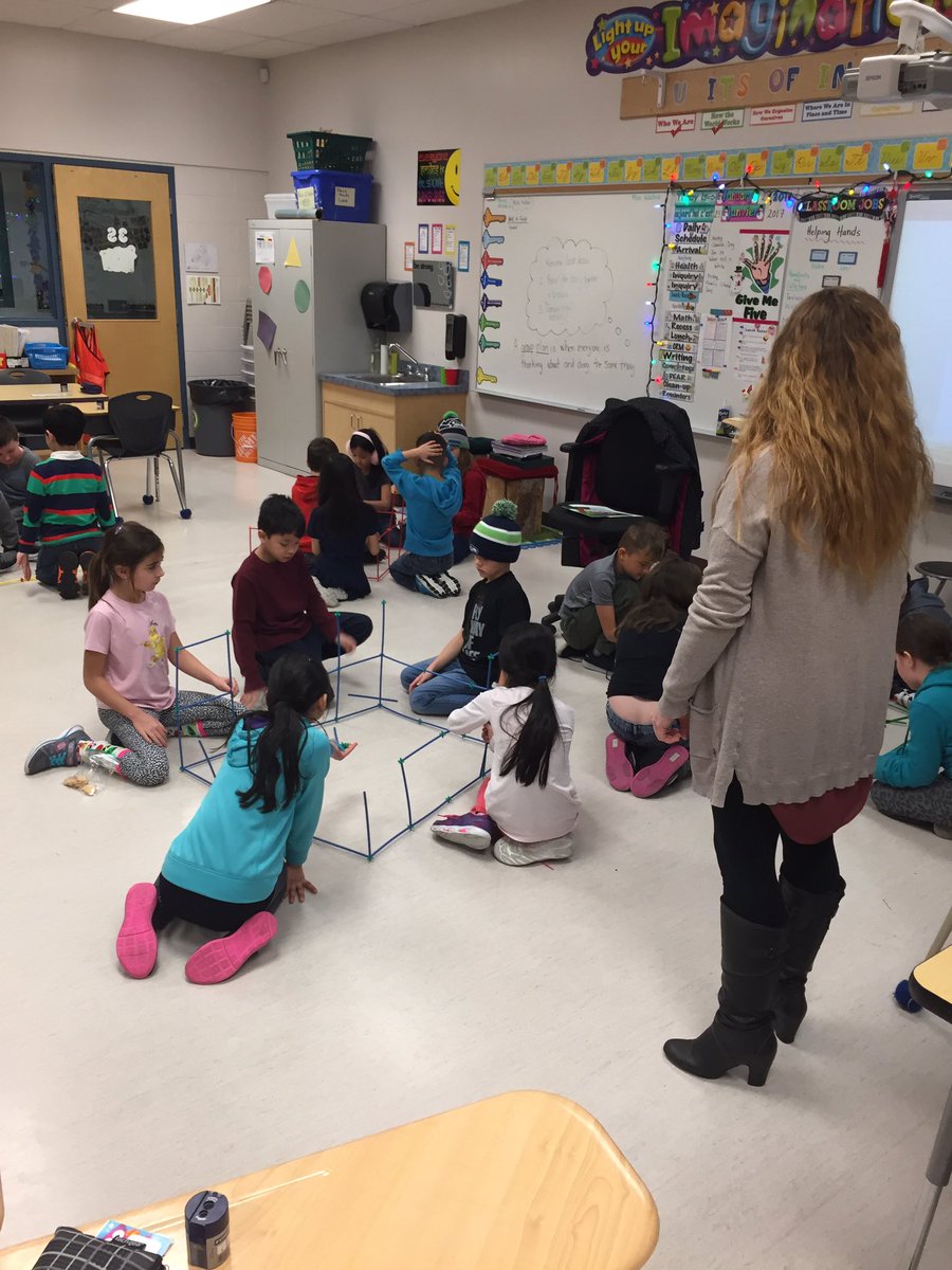 T_Speers's tweet photo. Miss Wallace teaching the group plan in 3S #workingtogether #buildingstructures #handsonlearning @CydneyWallace @T_Speers @PrairieWaters https://t.co/cBWGcOBAIV