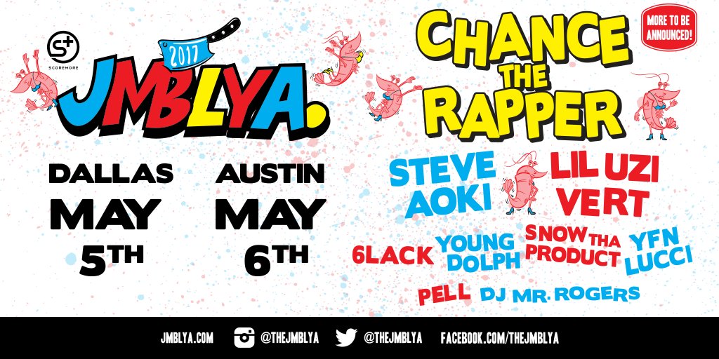 thejmblya's tweet photo. &amp; we back! @chancetherapper at JMBLYA 2017! 😎 get tix before prices rise fam. grab ur squad, let's goooo!! 👉🏾 https://t.co/lhwFsNGw6s https://t.co/sYZRsY5MIX
