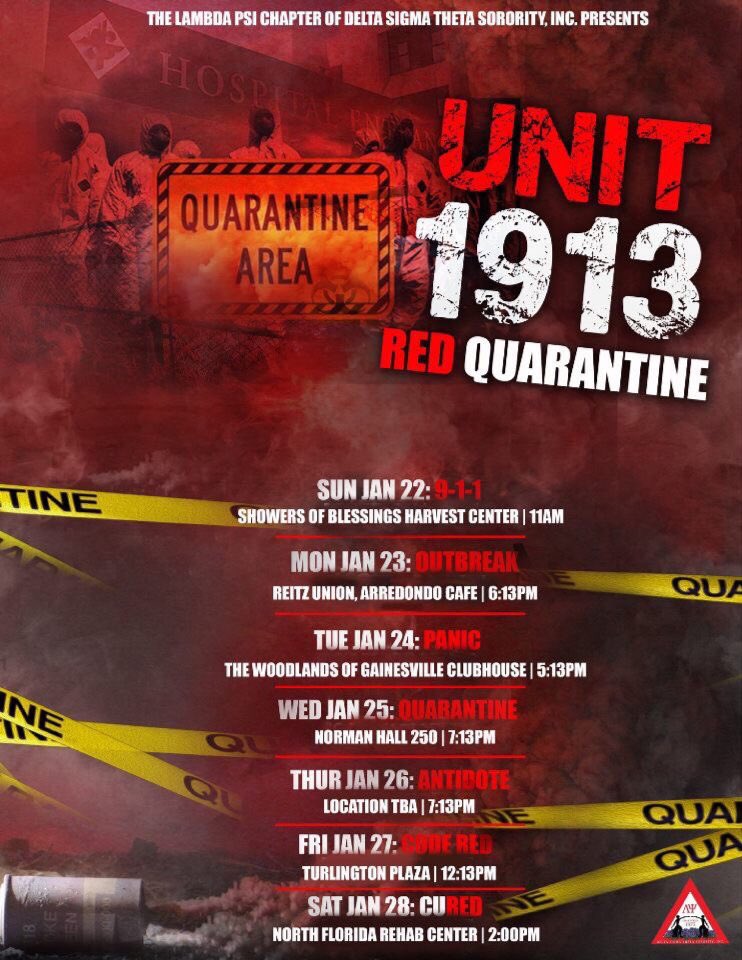 Come Support the Devastating Divas of the Lambda Psi Chapter of Delta Sigma Theta Sorority Inc. during their week of events <a href="/lambdapsidivas/">Lambda Psi Divas</a>